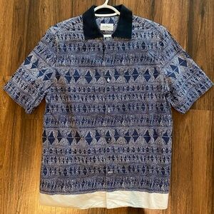 Ferragamo Short Sleeve Button Down Shirt